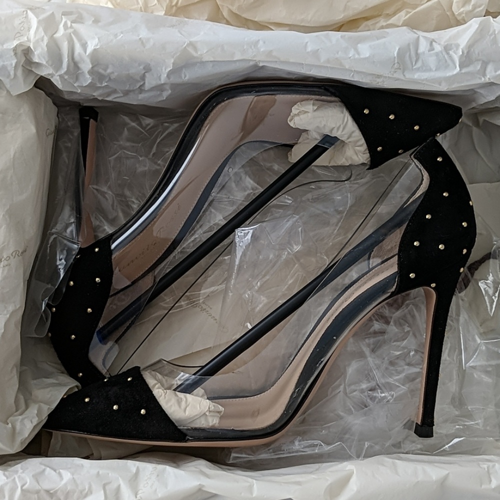 Gianvito Rossi Plexi Pumps BNIB